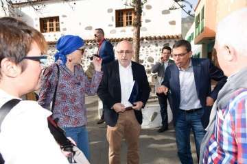 Visita institucional del Cabildo a Valsequillo (Foto TA)